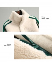 Women Winter Wool Parka Sport Jacket