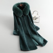 Women Real Wool Fur Coat