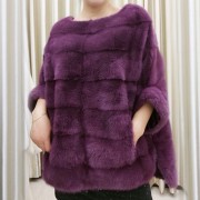 Women Mink Fur Pullover