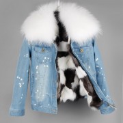 Real Fox Fur Lining with Raccoon Fur Collar Parka