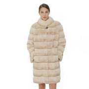 Natural Rex Rabbit Fur Women Coat