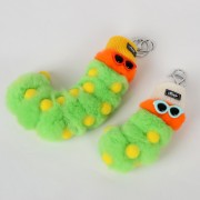 Caterpillar Keychain Fluffy Keyring