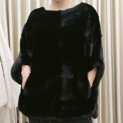 Women Mink Fur Pullover