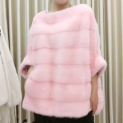 Women Mink Fur Pullover