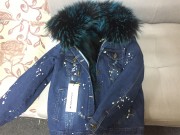 Real Fox Fur Lining with Raccoon Fur Collar Parka