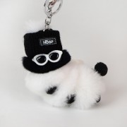 Caterpillar Keychain Fluffy Keyring