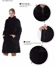 Women Mink Fur Coat