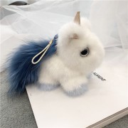 Unicorn Keychain Fluffy Keychain