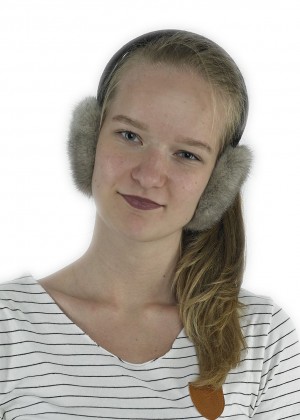 Real Fur Mink Earmuffs Ear Warmer