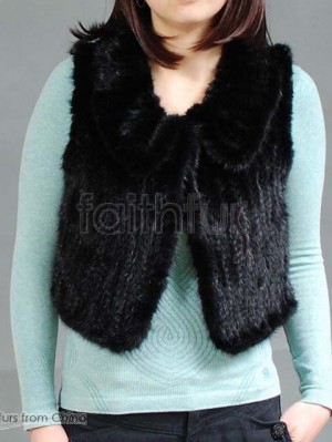 Mink Fur Kintted Vest