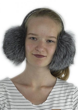 Real Fur Fox Fur Earmuffs Ear Warmer