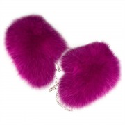 Women Fox Fur Gloves