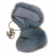 Women Fox Fur Gloves