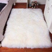 Square Large Sheepskin Throw Sheepskin Blanket Fur Carpet