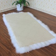 Square Large Sheepskin Throw Sheepskin Blanket Fur Carpet