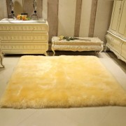 Square Large Sheepskin Throw Sheepskin Blanket Fur Carpet