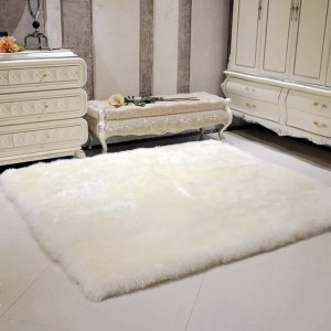 Square Large Sheepskin Throw Sheepskin Blanket Fur Carpet