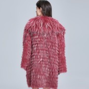 Fashion Real Raccoon Fur Coat