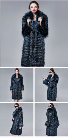 Autumn Warm Real Fox Fur Coat