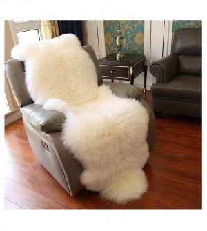Australia Sheepskin Rug White Fur Carpet Double Pelt Sheepskin Rug for Sofa