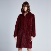 Women Real Mink Fur Knitted Coat