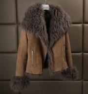 Winter Jacket Women Real Double-faced Fur Coat