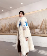 Turkish Roll Wool Fur Coat