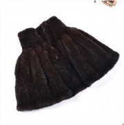 Real Knitted Mink Fur Bolero Stole Poncho Cape Mink Shawl Wrap